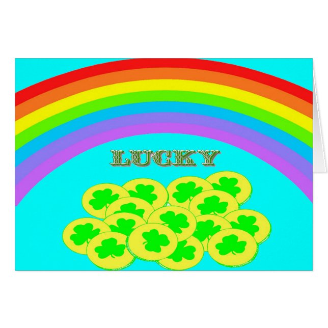 Lucky avec Rainbows, Gold et Shamrock (Devant horizontal)