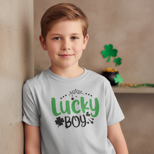 Lucky Boy St Patrick T-Shirt for Kids