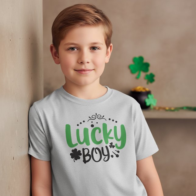 Lucky Boy St Patrick T-Shirt for Kids (Créateur téléchargé)