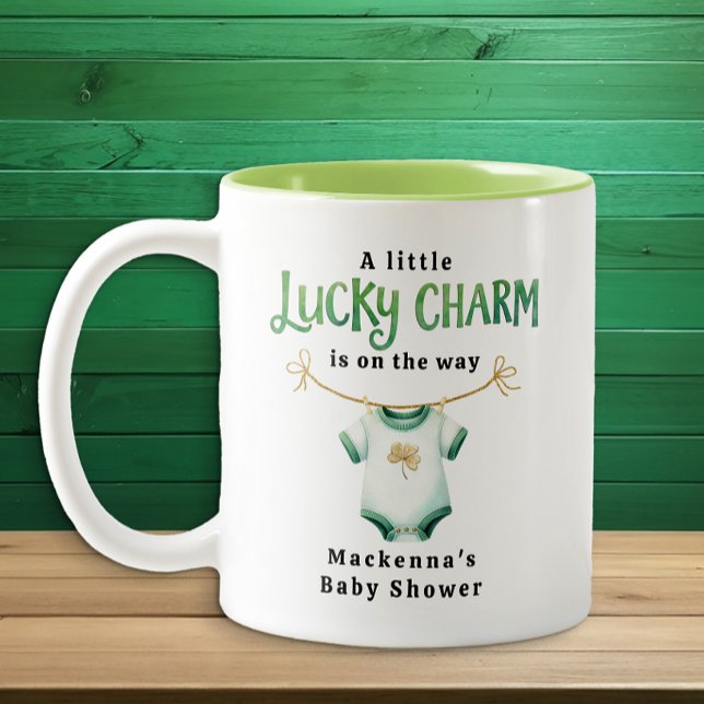 Lucky Charm Irlandais Baby shower café Mug (Lucky Charm Baby Shower)