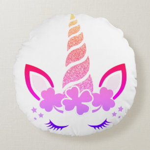 Lucky Charm Unicorn Coussin