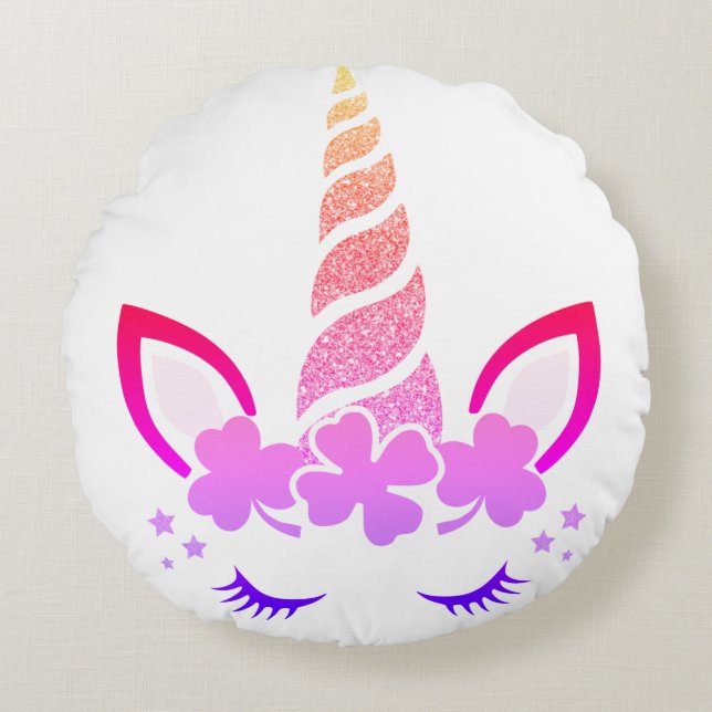 Lucky Charm Unicorn Coussin (Devant)