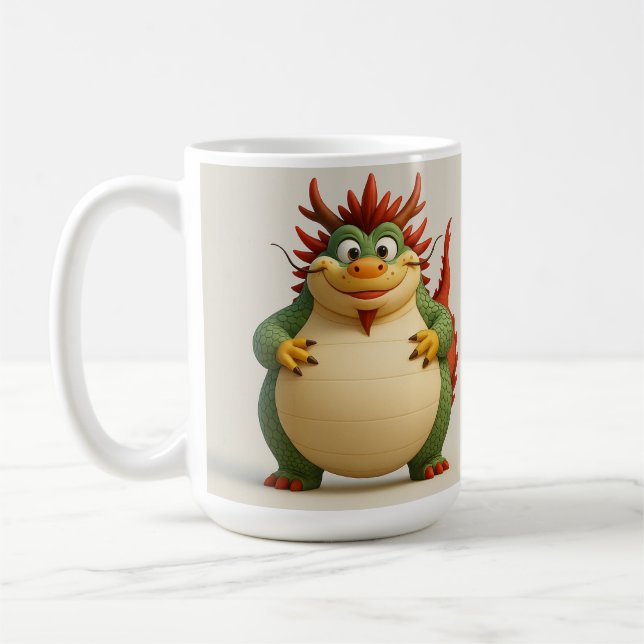 Lucky Dragon Smile Mug (Gauche)