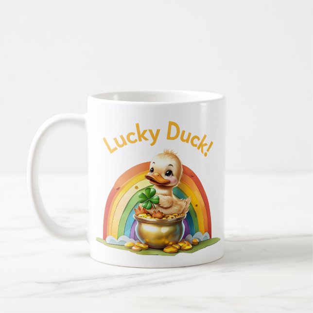 "Lucky Duck" St. Patrick’s Day Mug (Gauche)
