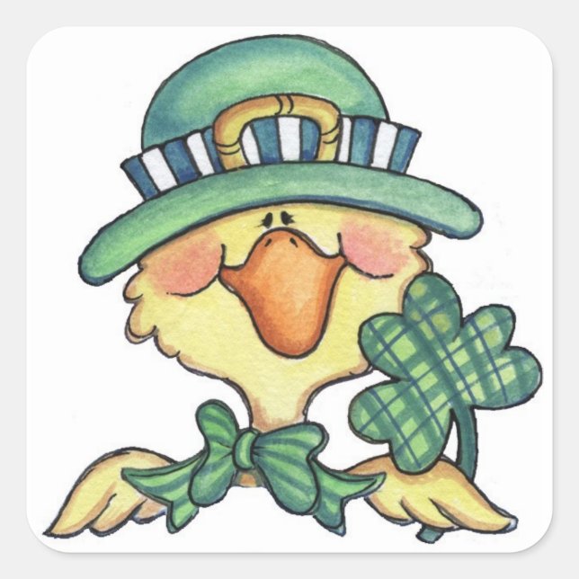 Lucky Duck - Stickers (Devant)