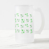 Lucky Green Shamrocks irlandais Mug