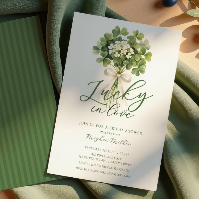 Lucky in Love Bridal Shower Invitation (Créateur téléchargé)