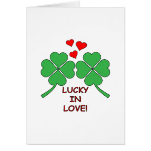 Lucky In Love Hearts Clover