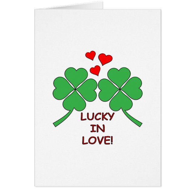Lucky In Love Hearts Clover (Devant)