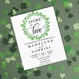 Lucky in Love Mariage St. Patrick's Day Budget