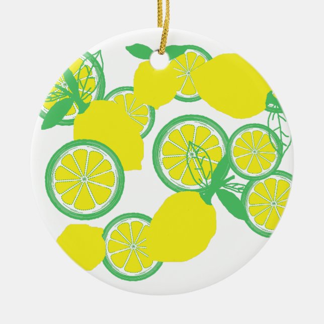 Lucky Lemons Organique Funky Ornement (Devant)