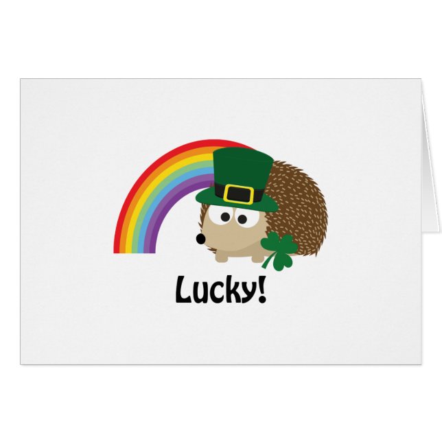 Lucky Leprechaun Hedgehog (Devant Horizontal)