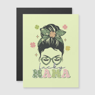 Lucky Mama - Messy Bun - Clover St. Patrick