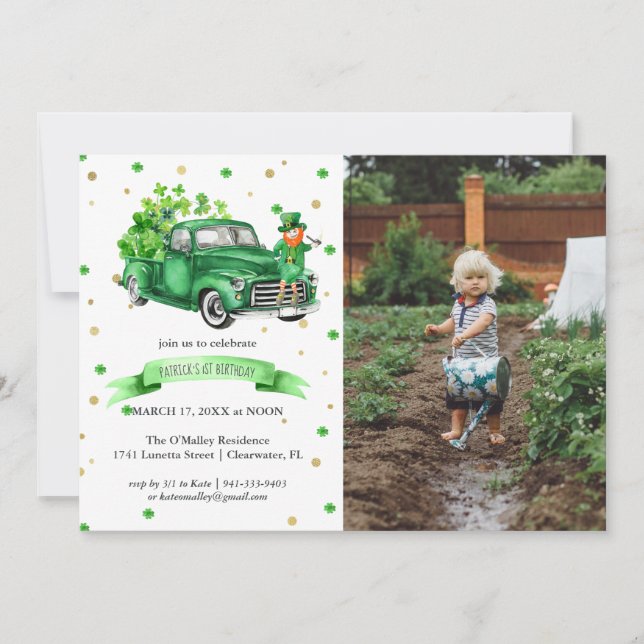 Lucky One | St. Patrick's Day 1er anniversaire (Devant)