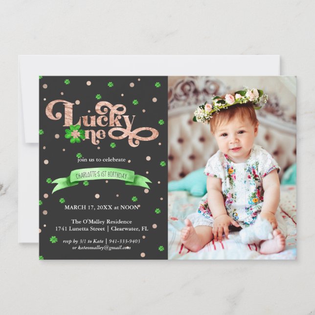 Lucky One | St. Patrick's Day 1er anniversaire (Devant)