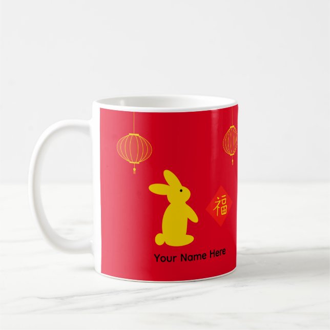 Lucky Rabbit #4 Mug (Gauche)