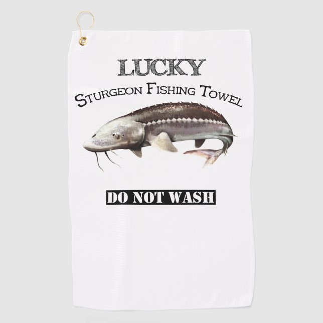 Lucky Serviette de pêche esturgeon (Devant)