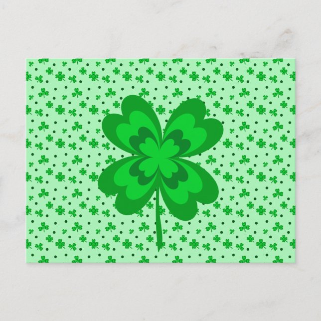 Lucky Shamrock St. Patrick's Day Party Invitation (Devant)