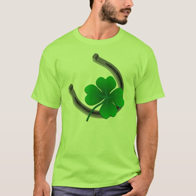 Lucky T-shirt irlandais T-shirt St Patrick Lucky S (Devant)