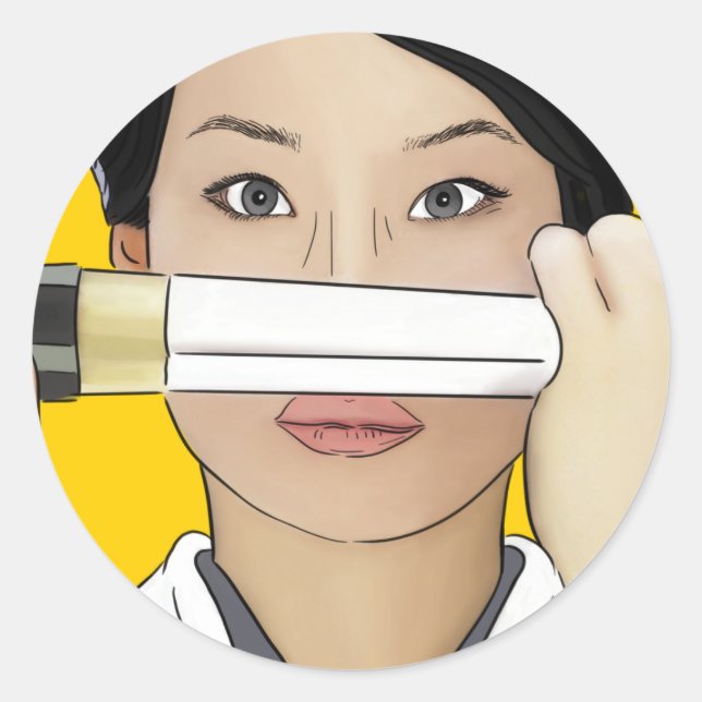 Lucy Lu Kill Bill Sticker (Devant)