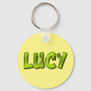 Lucy Name Kiwi Design Porte-clés