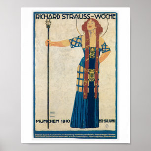 LUDWIG HOHLWEIN PUBLICITÉ VINTAGE POSTER 1910