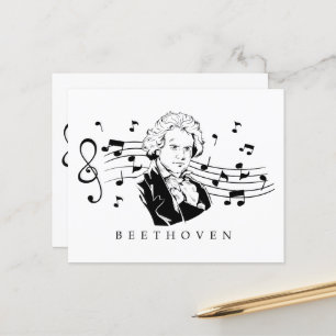 Ludwig van Beethoven Portrait et buste avec des no