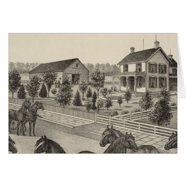 Luellen et Fox, Résidence de John Fox, Kansas (Devant horizontal)