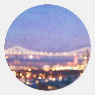 Lueur de pont de baie - autocollant de San