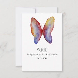 Lui et son papillon Faire-part de mariage