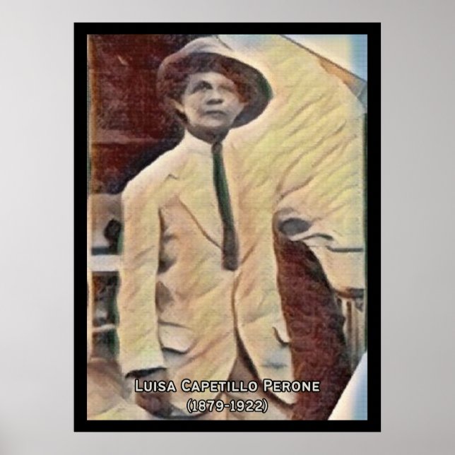 Luisa Capetillo Poster vintage (Devant)