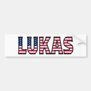 Lukas Nom Vorname USA Aufkleber Sticker Auto