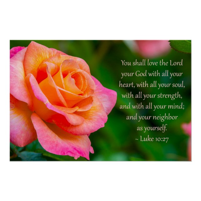 Luke 10:27 Print, Value Poster Paper (Semi-Gloss) (Devant)