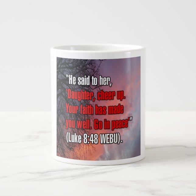Luke 8:48 WEBU Mug (Devant)