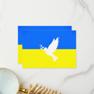 L'Ukraine marque la carte Peace Dove - Liberté Pai