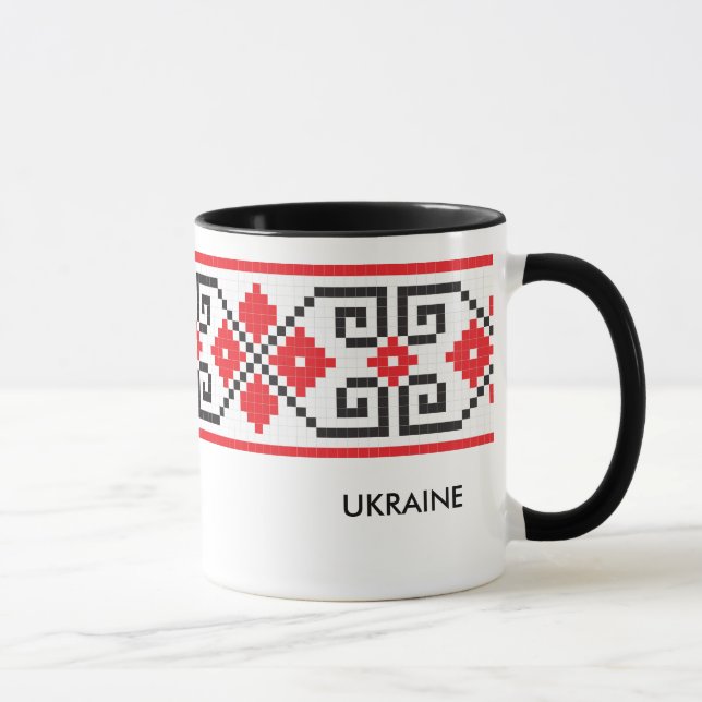 L'Ukraine. Tasse de sonnerie (Droite)