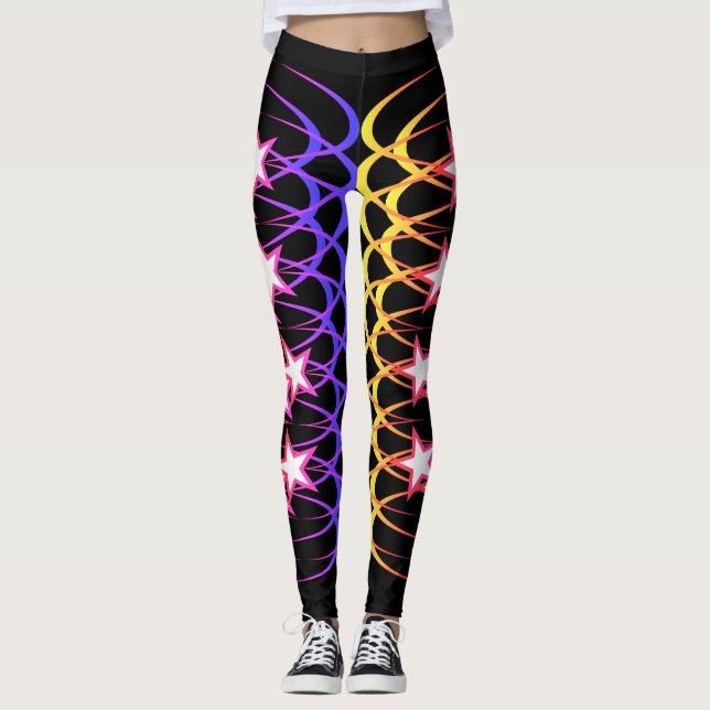 L'Ultimate en Cool - Side Star Leggings (Devant)