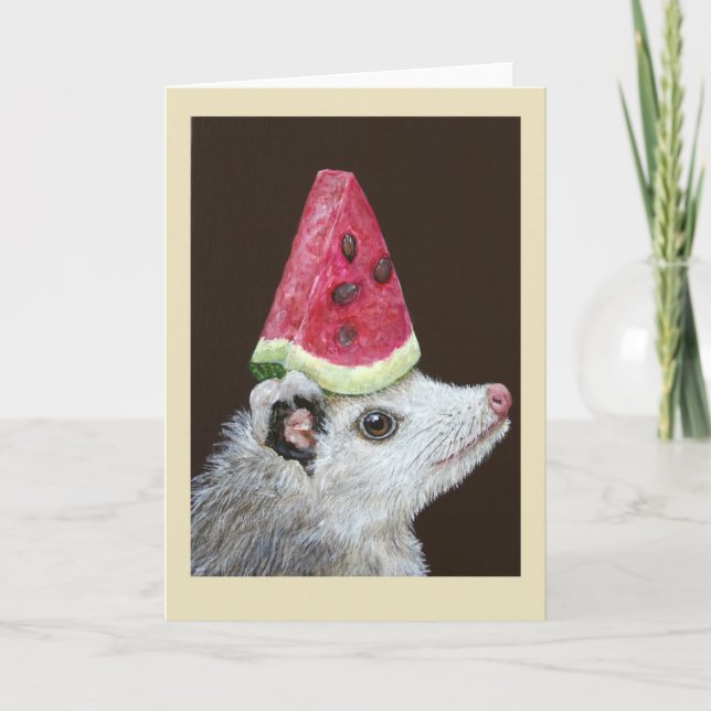 Lulu la carte opossum (Devant)