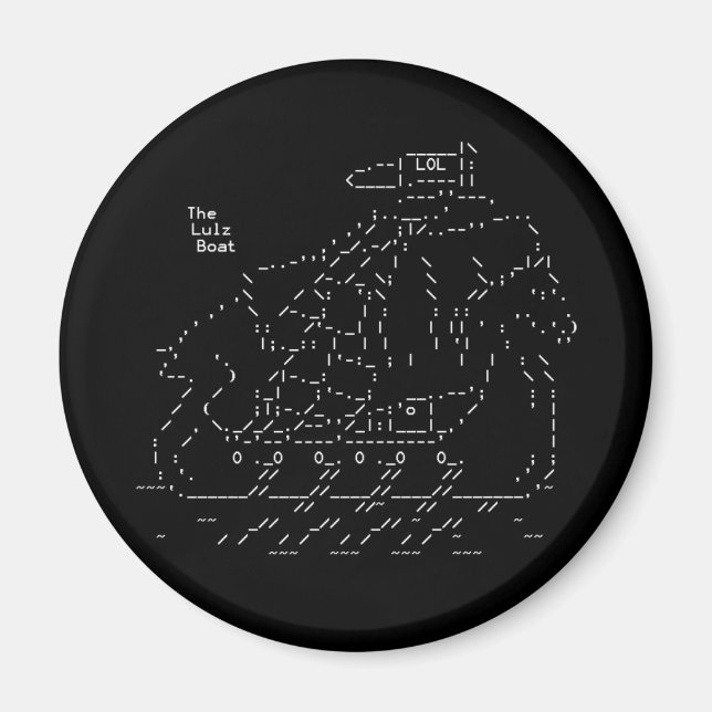 Lulz Sécurité Lulz Magnet de bateau (Devant)