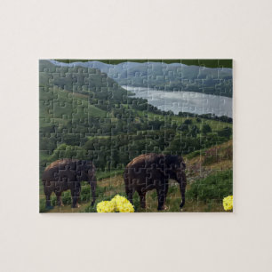 Lumber Elephants Jigsaw Puzzle