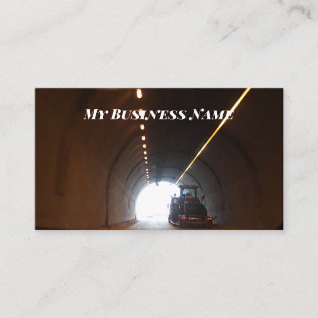 Lumière au bout des Cartes de visite du tunnel (Devant)