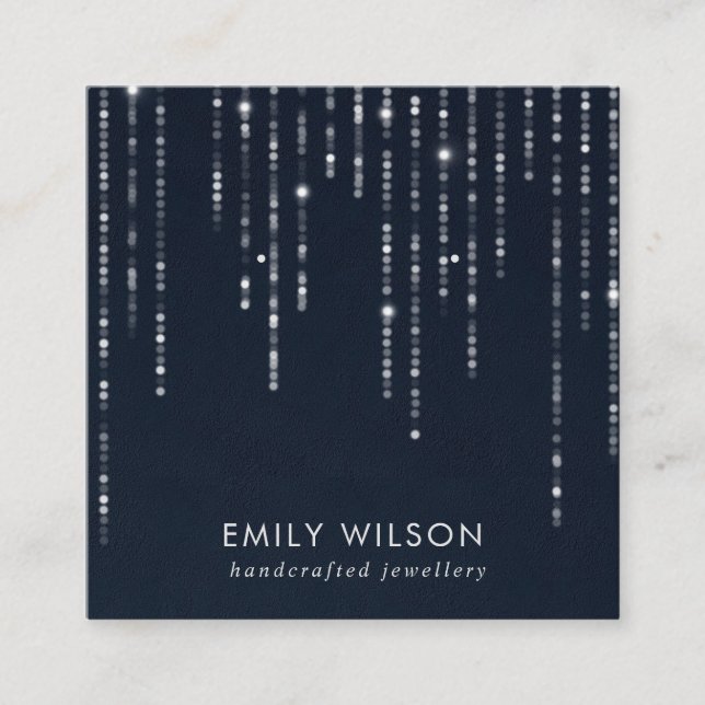 LUMIÈRE DE CHAÎNE DE VELVET MARINE ÉTIQUETTE DE RE (Devant)