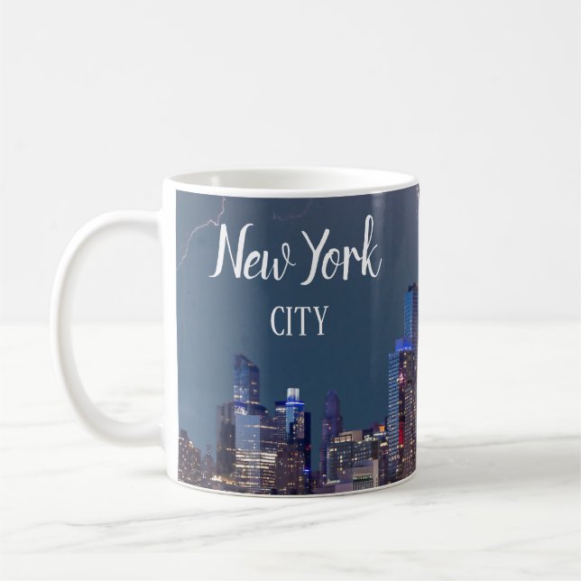 Lumière de la Mug de café Skyline de New York (Gauche)