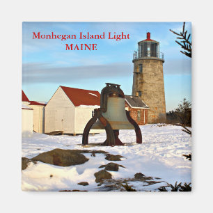 Lumière de l'île de Monhegan, aimant du Maine