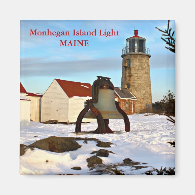 Lumière de l'île de Monhegan, aimant du Maine (Devant)