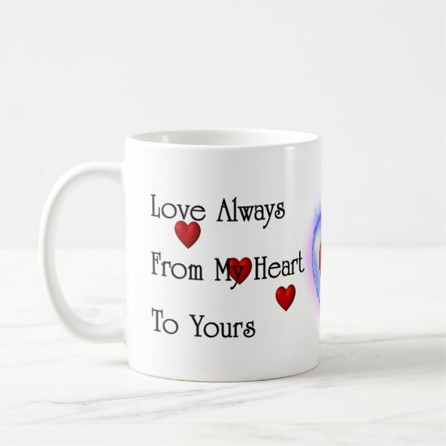 Lumière De Ma Vie Mug Blanc Classique (Gauche)
