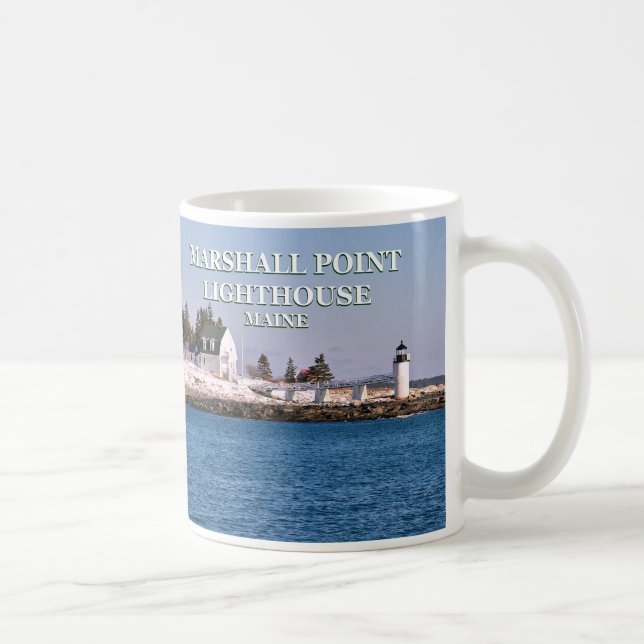 Lumière de Marshall Point, Port Clyde Maine Mug (Droite)