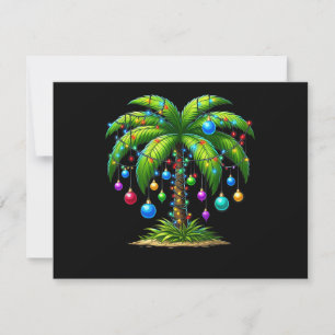 Lumière de palmier de Noël Hawaïen Tropical Nouvel