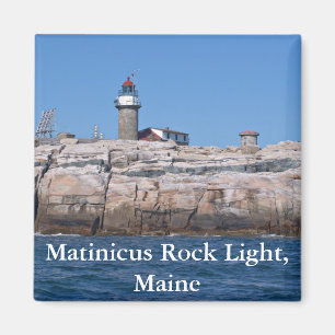 Lumière de roche de Matinicus, aimant du Maine