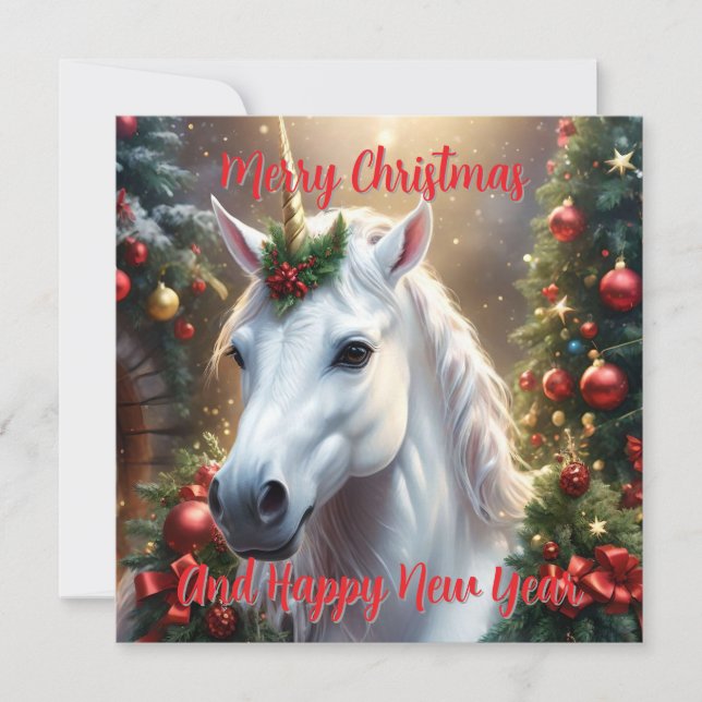 Lumière des neiges : La licorne de Noël enchantée (Devant)
